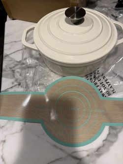 Enamel Cast Iron Pot with Lid – 2 Qt / 2 L – Induction Ready