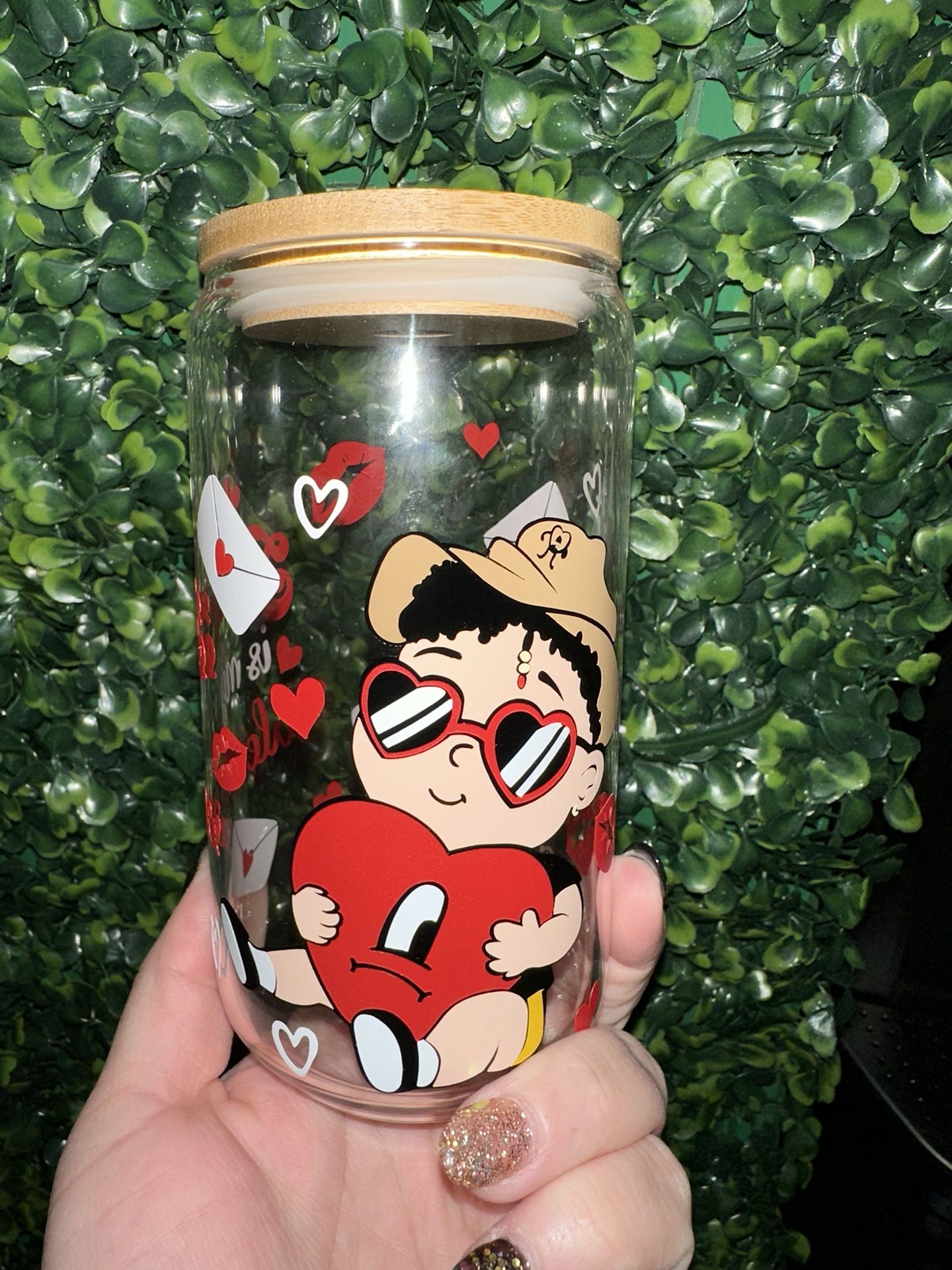 Bad Bunny Libby Cup Glass