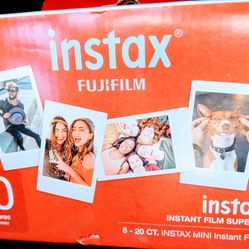Instax Film Bundle: Mini (100) And Wide (20)
