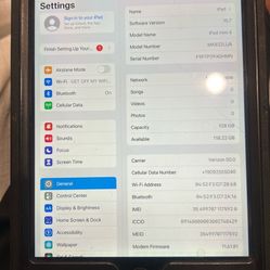 iPad mini 4 128GB has case no cracks on screen works good