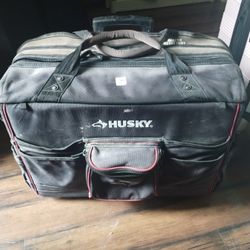 Husky Large  Tuff Made Tool Bag On Wheels
