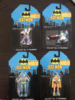 Batman DC Applause 1989 PVC 2.75” Figurines Sealed Set