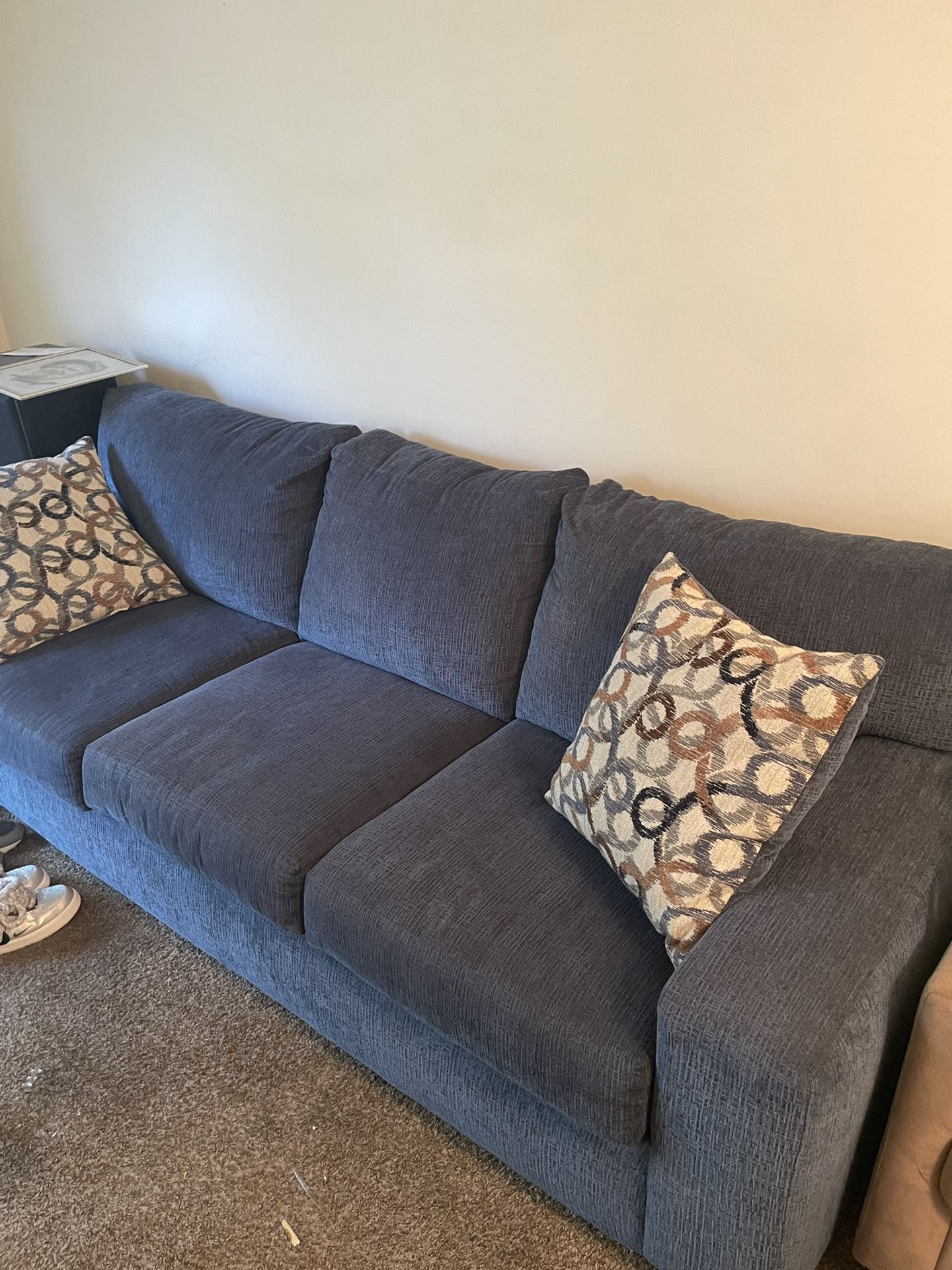 Sofa and love seat barley used $200 OBO Must go by the 27th