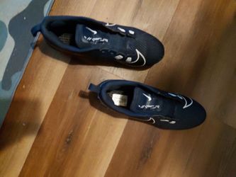 dark blue football nike vapor cleats