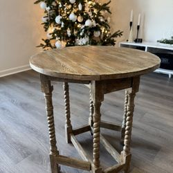 Vintage Drop-Leaf Accent Table