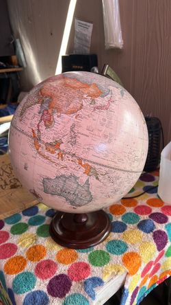 Vintage-Style Decorative World Globe