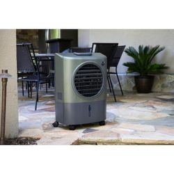 Hessaire 1,300 CFM 2-Speed Portable Evaporative Cooler (Swamp Cooler) for 500 sq. ft. in Green $90