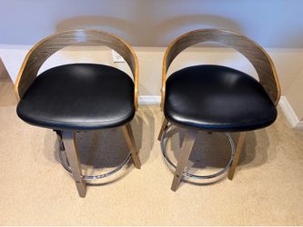 Wright Bar & Counter Swivel Stools (Set of 2) – Excellent Condition