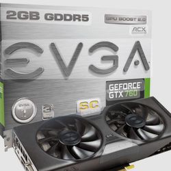 EVGA GeForce GTX 760 Super Clocked ACX 2GB GDDR5 SLI Ready Graphics Card