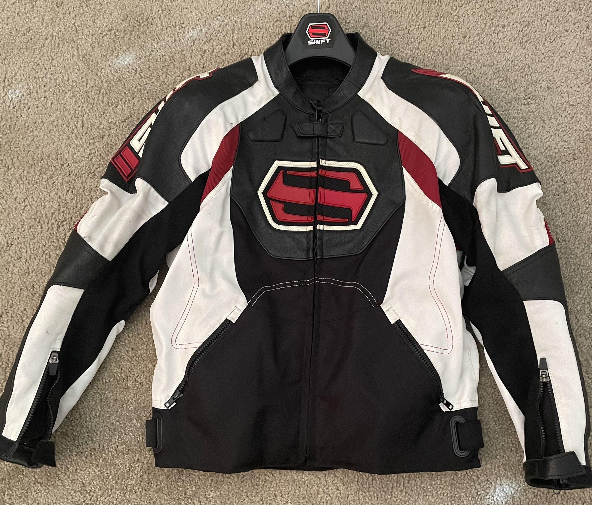 Shift Street Fighter Hybrid Leather/Textile Motorcycle Jacket