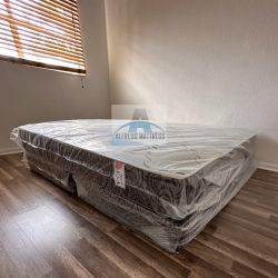 King mattress regular and box spring set (2pc - brand new) 