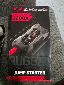 Schumacher rugged 1200A jump starter
