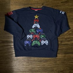 Boys Holiday Gaming Sweatshirt Size Large 