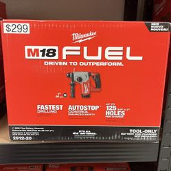 Milwaukee M18 Fuel 1” SDS Plus Rotary Hammer