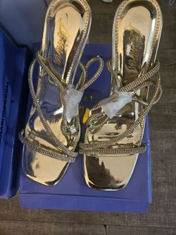 Women Gold Heels