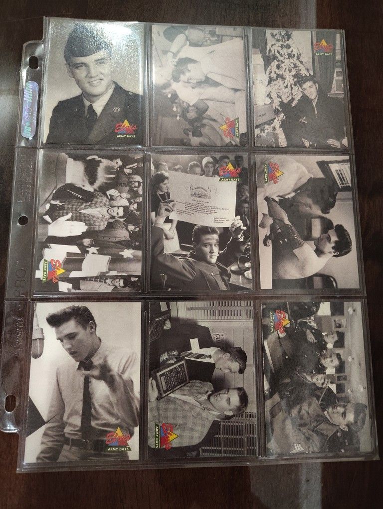 The Elvis Collection, Army Days, 1992 Trading Cards