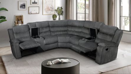 (Flash Sale) Fluffy Recliner Sectionals