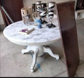 Solid Wood Table with Leaf