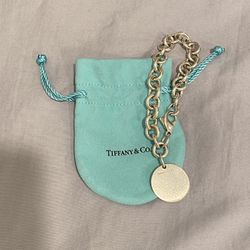 Tiffany Circle Tag Bracelet