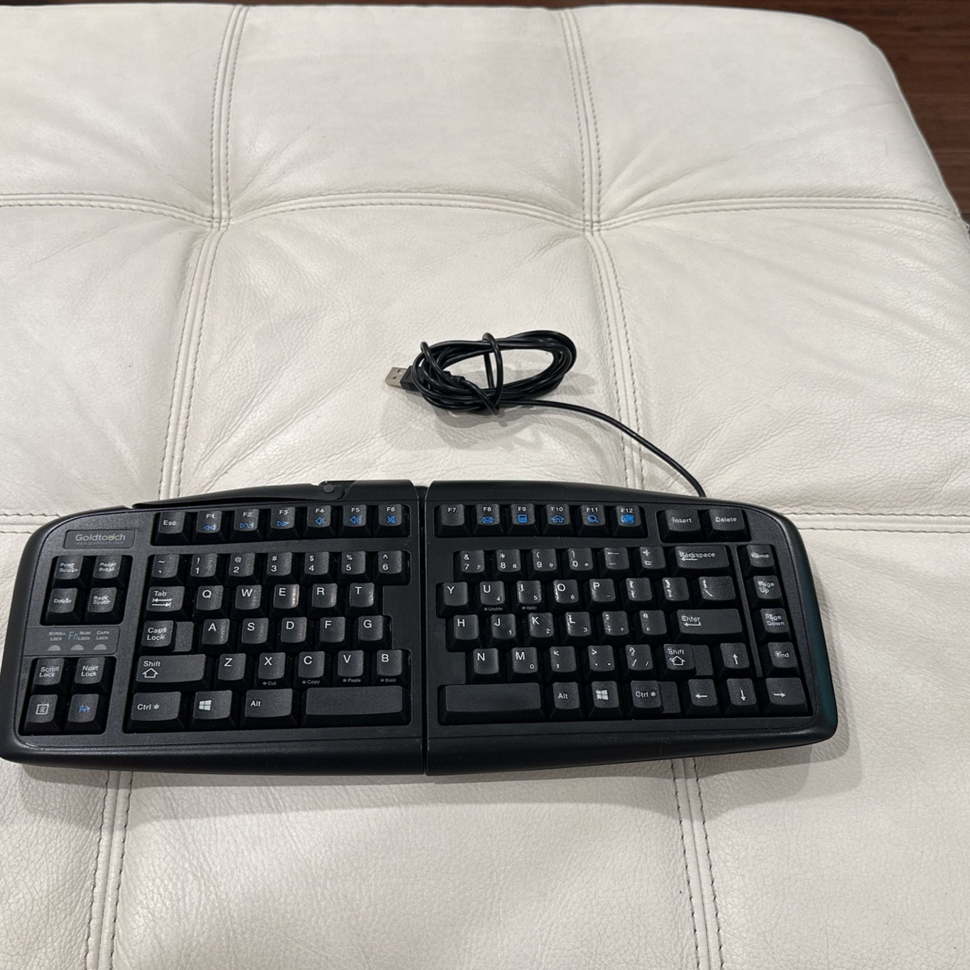 Gold Touch SK-2730 Ergonomic Keyboard Black