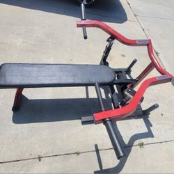 Very nice weight bench And
Olympic weight plates sold separately. 

Lots Of Olympic Weights Available. 45s, 35s, 25s, 10s, 5s. 