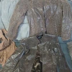 Bundle 1 Of 6 Leather Jackets Size Xs -S Brand New 