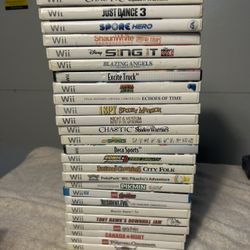 Nintendo Wii Game Lot of 28