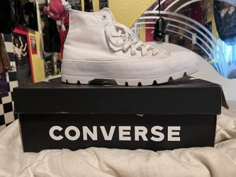 Lugged Converse All Star White