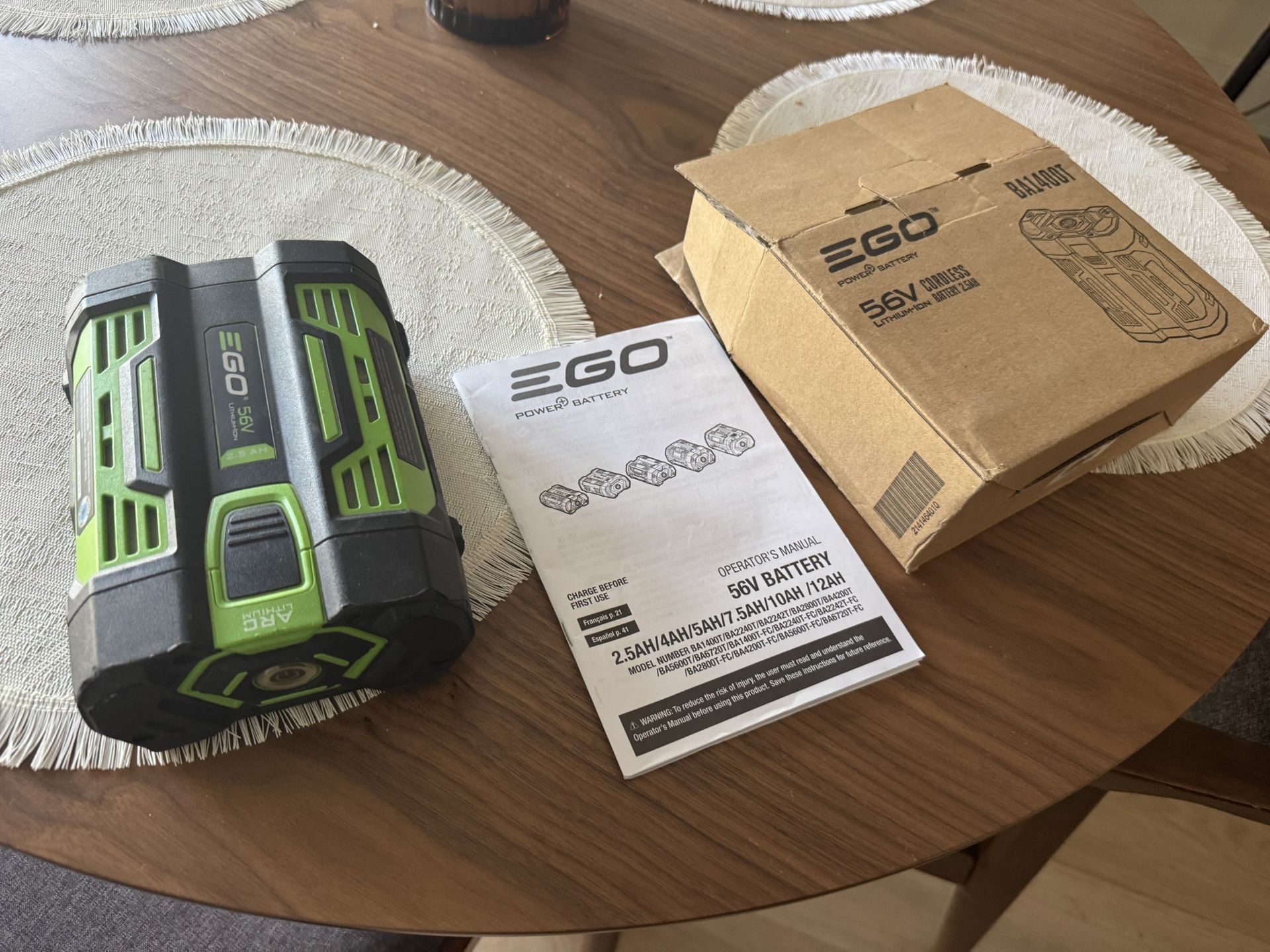 Ego battery