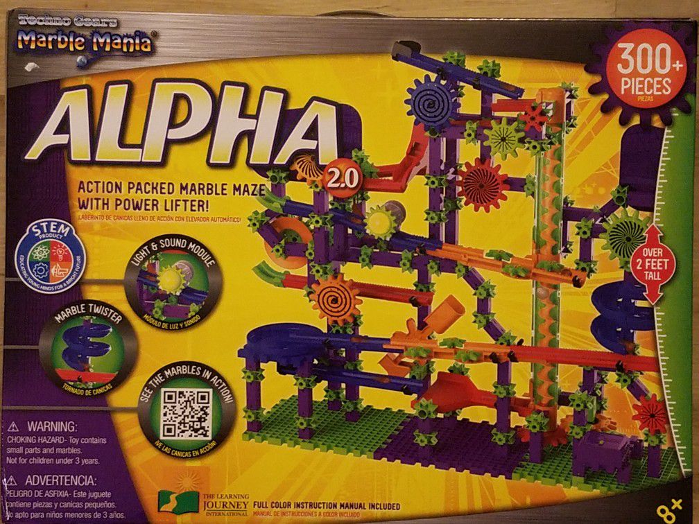 NEW Sealed Marble Mania Alpha 2.0 300 pcs STEM Constructive Play Interactive Toy & Gifts for Boy & Girl by All Learning Journey products