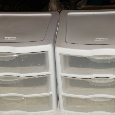 Sterilite 3-drawer Storage ×2