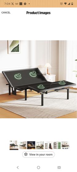 Brand New in box full size electric adjustable bed with massaging features!!!