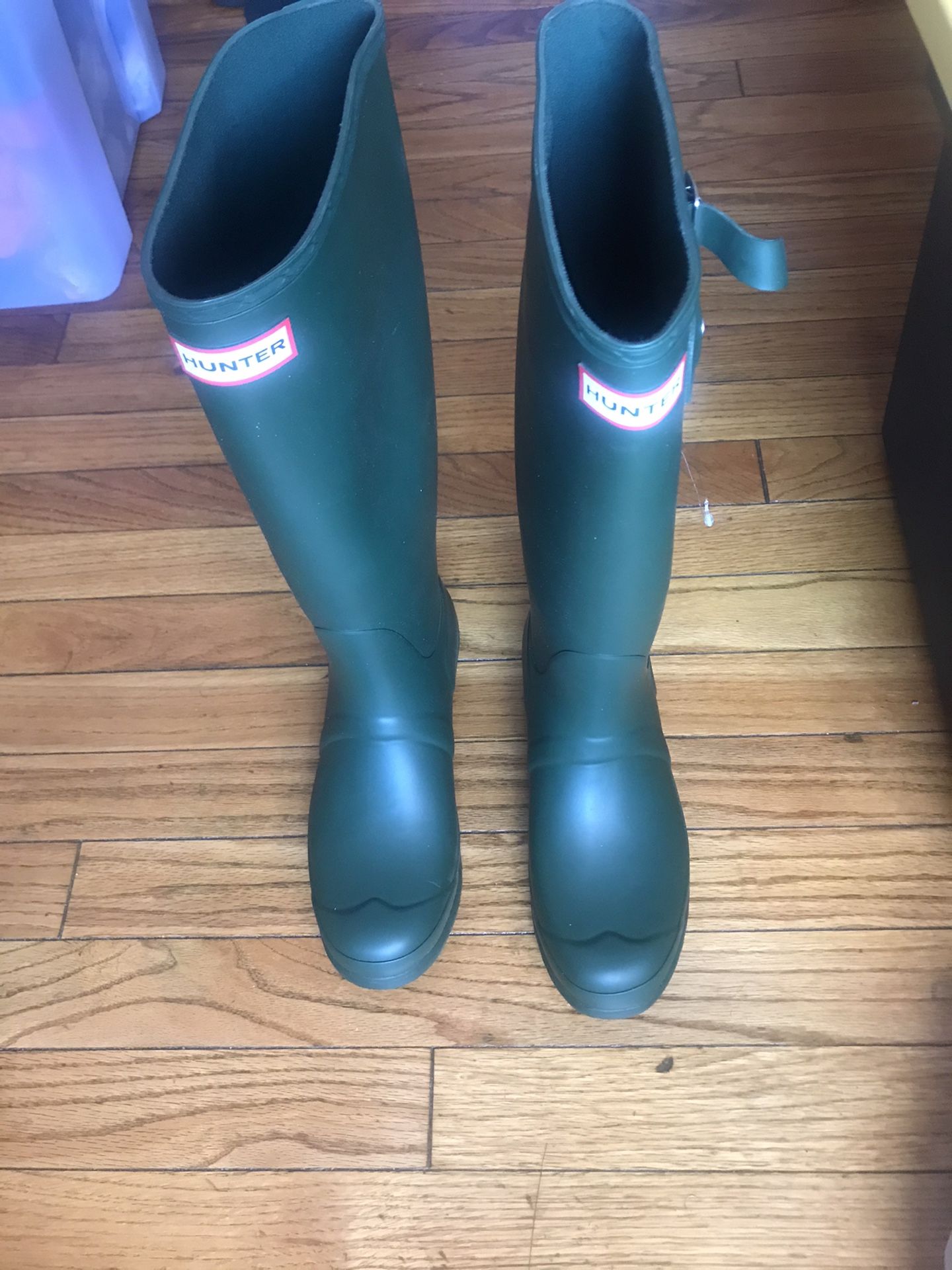 Hunter tall rain boots size 9