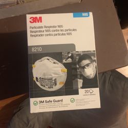 Particulate Respirator N95 3M 8210- 20 Count In Brand New Box (exp. Date 03/26).