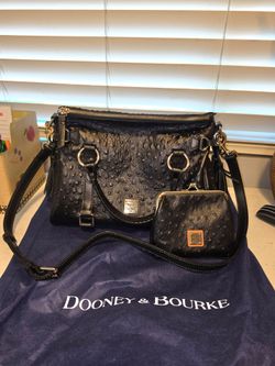 Dooney and bourke satchel and wallet coin purse