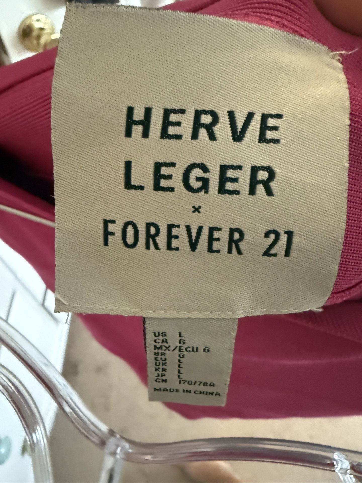 Orange Skirt Large Herve Leger NEW