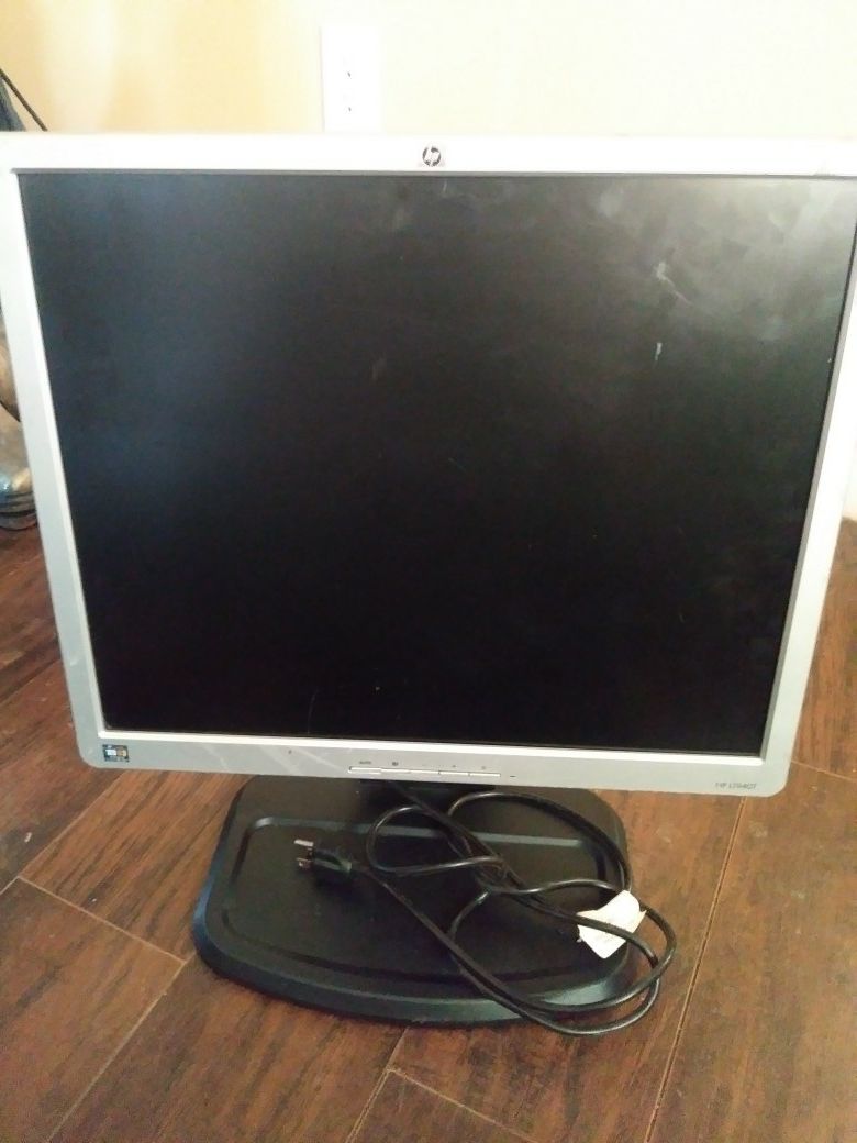 HP flatscreen Hewlett-Packard computer monitor