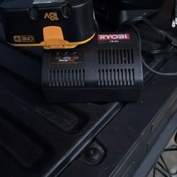 ryobi bay with charger vol 18,0