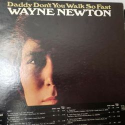 Wayne Newton - Daddy Don't You Walk So Fast Promo LP Record