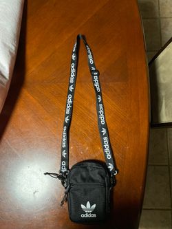 ADIDAS ORIGINALS SHOULDER FESTIVAL BLACK CROSSBODY BAG