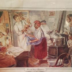 Vintage Litho Print - African Americana