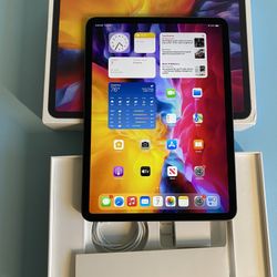 256GB Apple IPad Pro 11” 2nd Generation (2020 Model/ Liquid Retina) with Keyboard & Accessories (Apple Pencil compatible)
