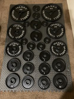 Vintage Ivanko M-Series / OMC Deep Dish (Machined Olympic Plates) Complete Set