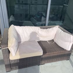 Outdoor Loveseat With Cushions