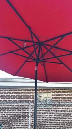 Summer umbrella color red