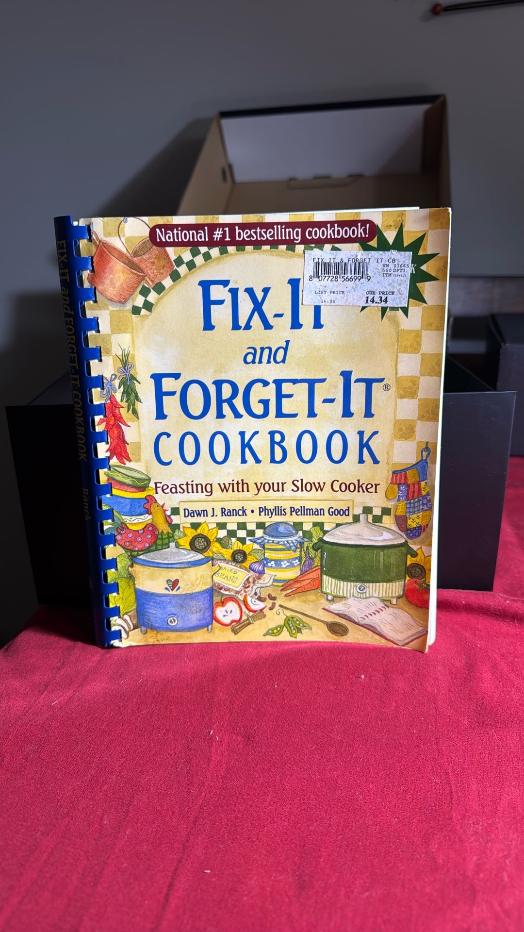 Cookbook national number one bus selling, fix it and forget it