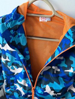 Wonder Nation Kids Camo Rain  Jacket Size S (6-7)