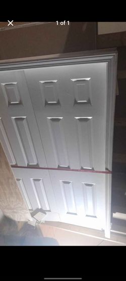 White 6-Panel Interior Door with Frame