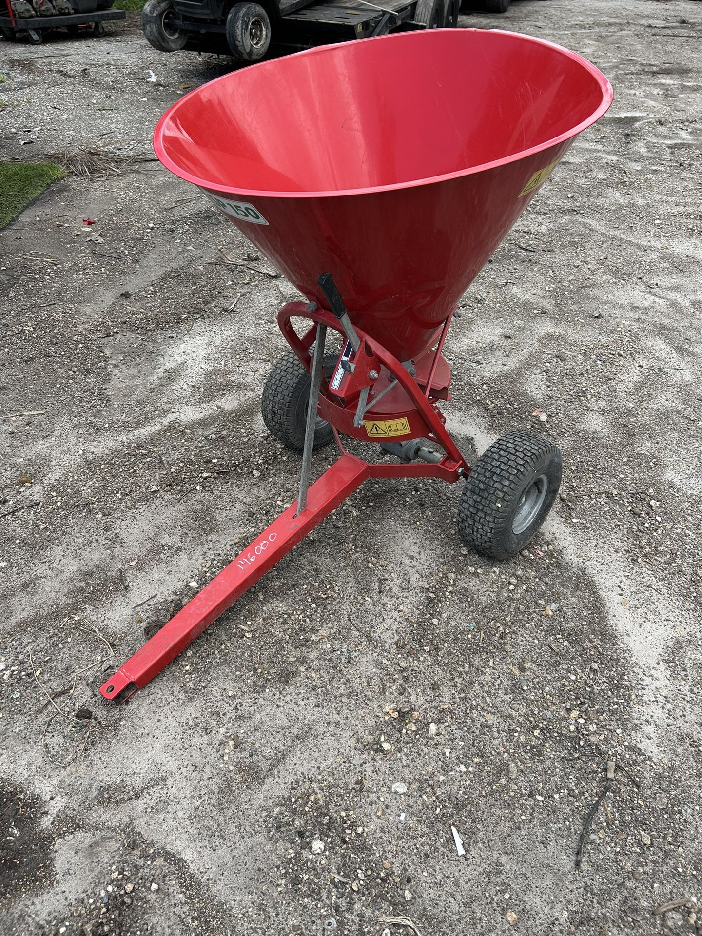 Agrex SP 150 Pull Behind Fertilizer Spreader