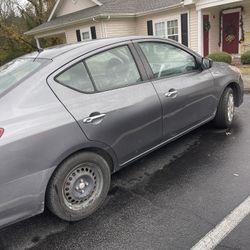 Grey Nissan Versa